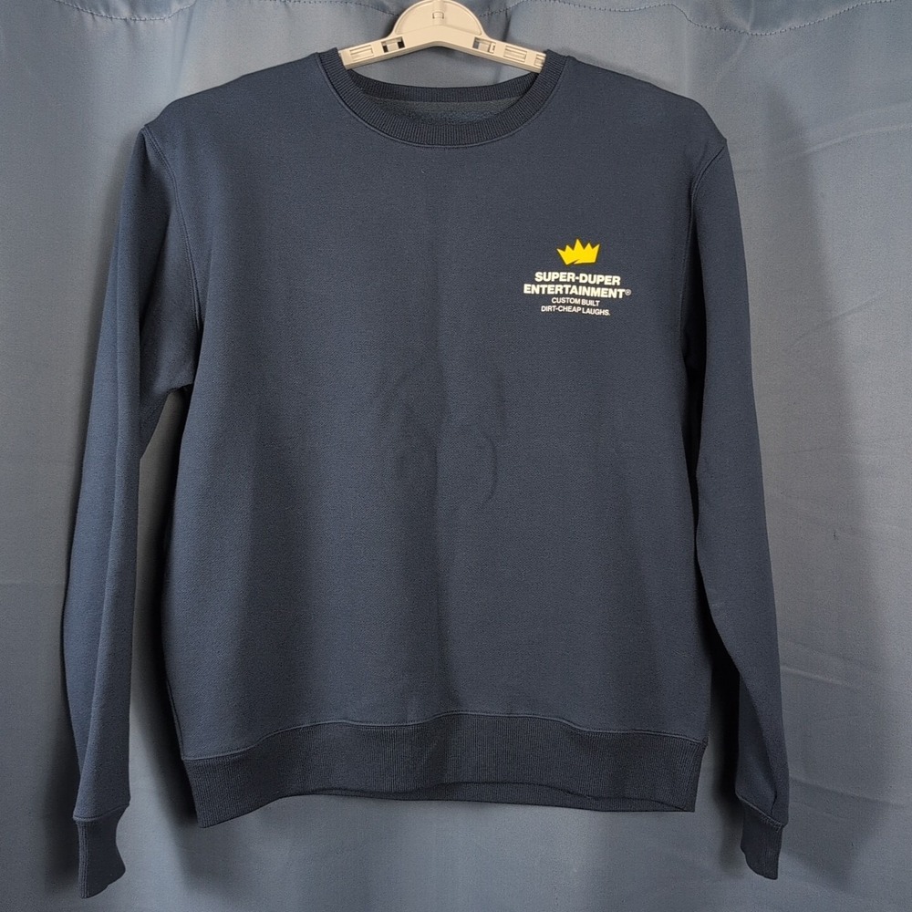 OTK One True King Super‎ Duper Entertainment Sweatshirt Mens Large Blue Twitch